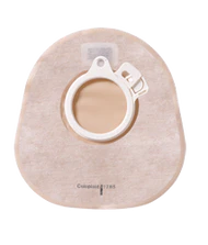 Assura® Pediatric Closed Pouch, Clamp, Transparent 5" (13cm), Flange 1-9/16" (40mm) - Box of 30