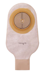 Assura® One-Piece Drainable Pouch, Clamp, Opaque 12" (30cm), Non-Convex, Stoma Opening 3/8" - 2-3/4" (10mm - 70mm) - Box of 10