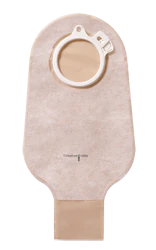 Assura® Two-Piece Drainable Pouch, Clamp, Transparent 12-1/2" (30cm), Flange 2" (50mm) - Box of 10