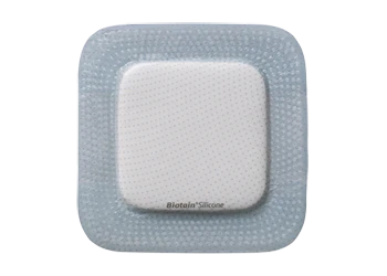 BX/5 BIATAIN SILICONE FOAM DRESSING, SIZE 7IN X 7IN (17.5CM X 17.5CM)