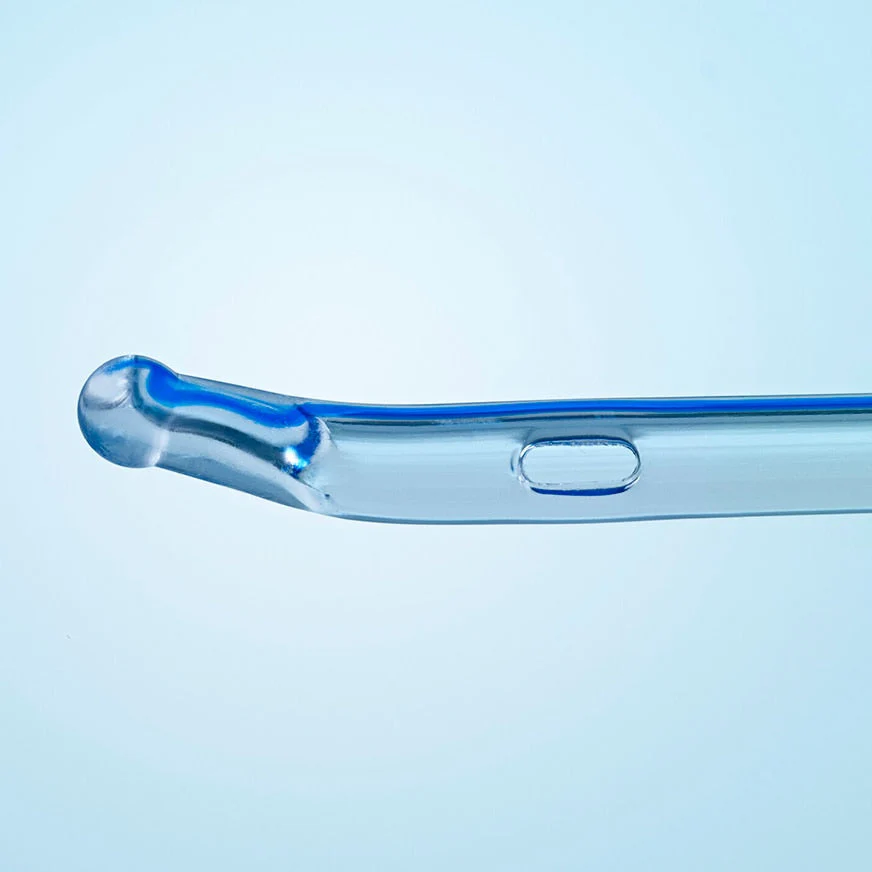 812 Self-Cath® Male Coudé Olive Catheter with Guide Stripe Catheter, 12 FR - Box of 30