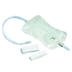 Conveen® Security+ Leg Bag, Clamp Outlet, Straps, Non Sterile, 17oz (500ml) - 1 Each