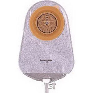 Assura® One-Piece Urostomy Pouch , Transparent 10-1/2" (27cm), Non-Convex, Stoma Opening 3/8" - 2-1/8" (10mm - 55mm) - Box of 10