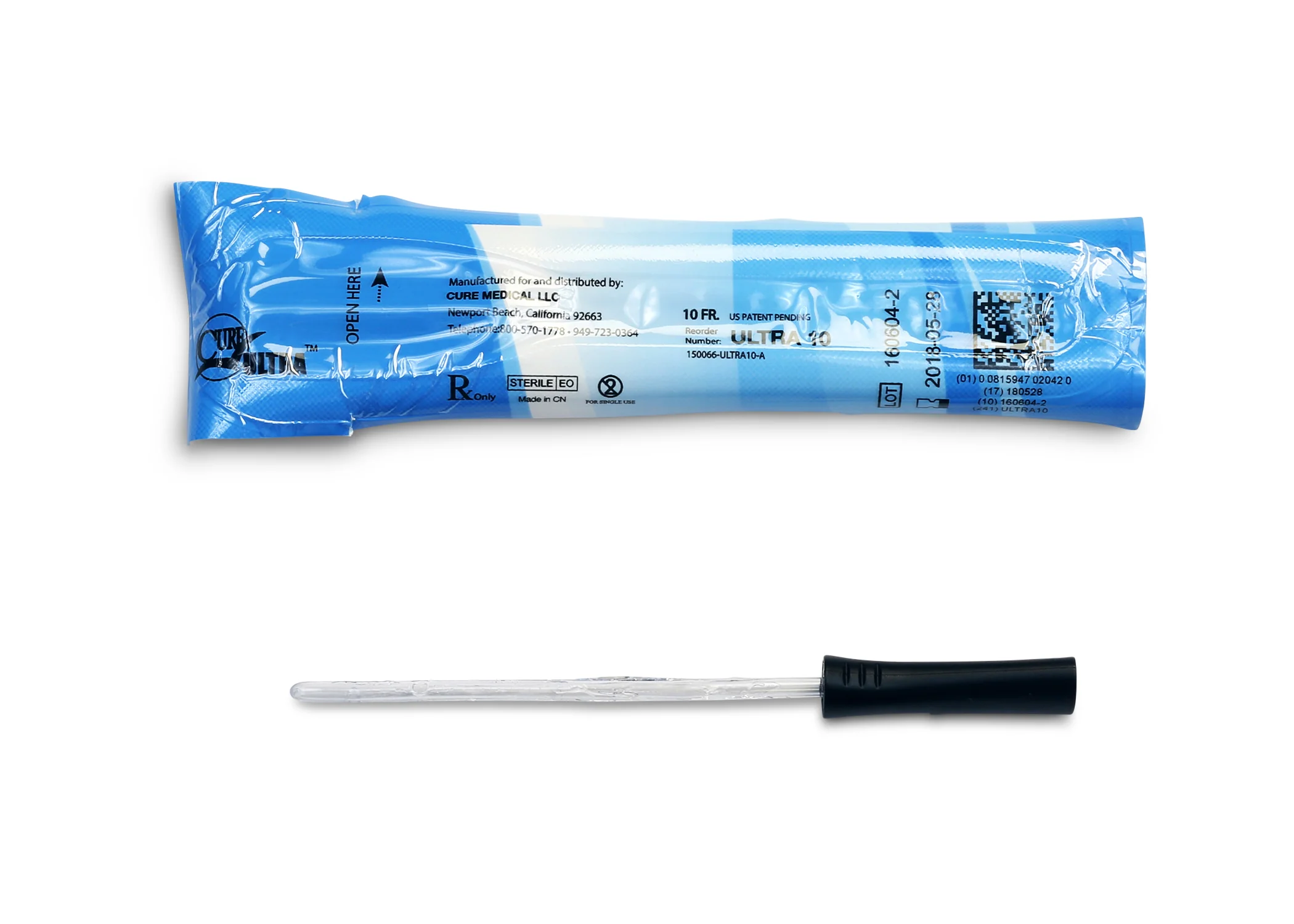Cure Ultra™ Intermittent Pre-lubricated Urinary Catheter for Females - Box of 30 - Image 3