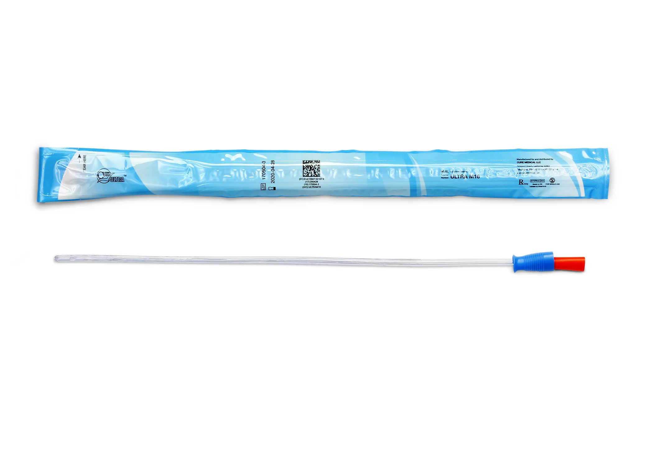 Cure Ultra™ Intermittent Pre-lubricated Urinary Catheter for Males - Box of 30 - Image 7