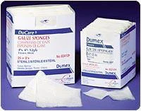 BX/25PK (2/PK) DUCARE WOVEN GAUZE SPONGE 3IN X 3IN, 12 PLY, STERILE