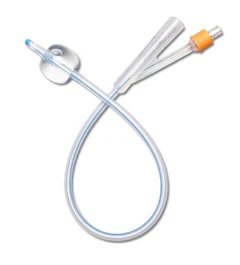 BX/10 MEDLINE 2 WAY FOLEY CATHETER, SILICONE, 30CC. 24FR. STERILE.