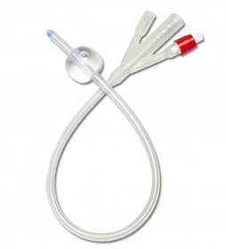 BX/10 100% SILICONE FOLEY 3 WAY CATHETER, 16 FR, 30ML