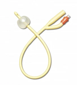 BX/12 2-WAY SILICONE ELASTOMER COATED LATEX FOLEY CATHETER, SIZE 12FR 10ML