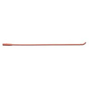 BX/12  INTERMITTENT RED RUBBER LATEX CATHETER, COUDE TIP, SIZE 14FR 16IN