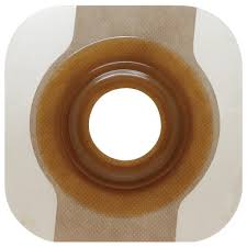 New Image Convex Flextend Skin Barrier, Pre-Cut Stoma Opening 3/4" (19mm) Flange 1-3/4" (44mm) Tape Border (Tapered) - Box of 5