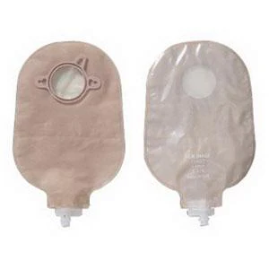 New Image Two-Piece Urostomy Pouch, Flange 2-3/4" (70mm), Transparent 9" (23cm) - Box of 10