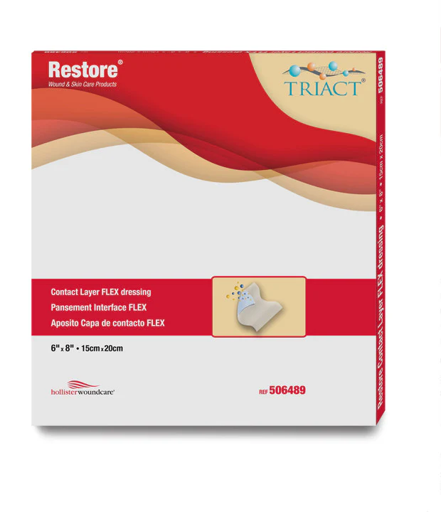 BX/10 URGOTUL RESTORE CONTACT LAYER FLEX DRESSING , 4" X 5 " (10CM x 12CM )