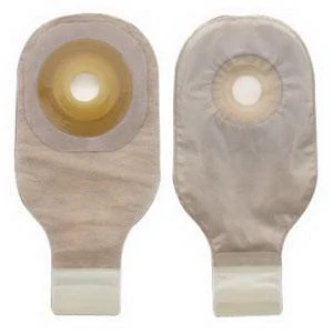Premier One-Piece Drainable Pouch, Pre-Cut Stoma Opening 1-3/8" (35mm), Transparent 12" (30cm) - Box of 5