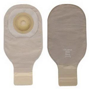 Premier One-Piece Drainable Pouch, Pre-Cut Stoma Opening 1-1/8" (29mm), Beige 12" (30cm) - Box of 5