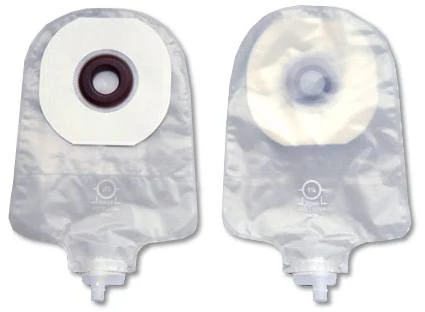 Premier One-Piece Urostomy Pouch, Pre-Cut Stoma Opening 1" (25mm), Transparent 9" (23cm) - Box of 10