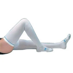 (CTN6) EA/1 T.E.D. STOCKINGS, THIGH LENGTH 29-33"  NYLON LARGE REGULAR, DEFINED HEEL INSPECTION TOE LATEX-FREE