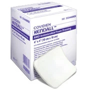 BX/10  COPA HYDROPHILIC AMB ANITMICROBIAL FOAM DRESSING W/ BORDER, 1.75IN X 3.25IN
