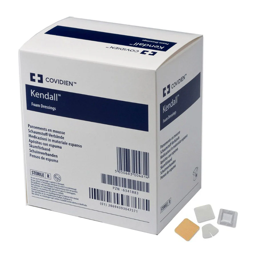 (CS/5) BX/10 FOAM DRESSING, 3.5IN X 3IN