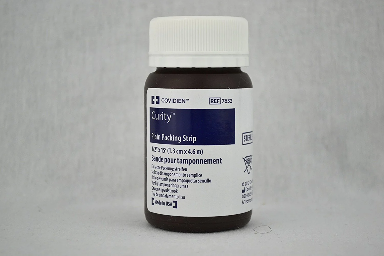 (CS/12)EA/1 CURITY PACKING STRIPS,PLAIN 1/2" X 5YDS