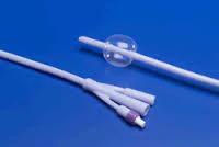 BX/10 COVER 3-WAY FOLEY CATHETER, 18FR, 30CC, REINFORCED TIP