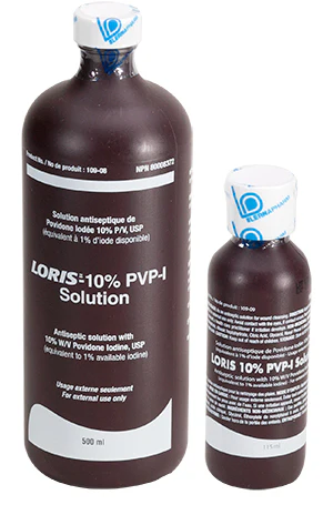 CS/48  PVP-I SOLUTION WITH SNAP CAP. 10% W/V POVIDONE IODINE. 115ML