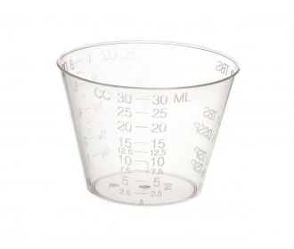 CS/1840 GRADUATED PLASTIC MEDICINE CUP, 2OZ.