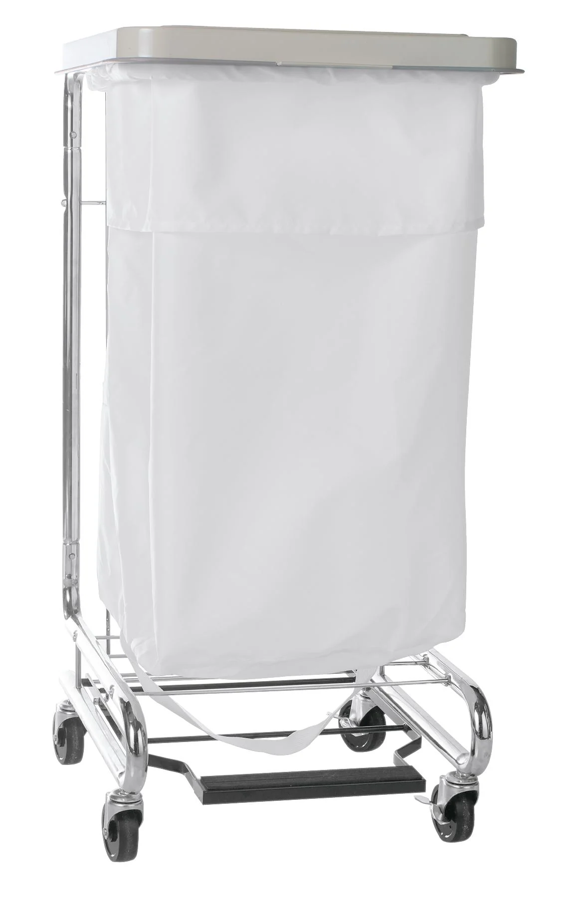 EA/1 LAUNDRY HAMPER BAG 30" X 40", DENIER NYLON WITH DRAWCORD, WHITE.7.2
