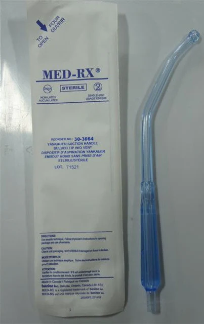 CS/50 SUCTION YANKAUER BULB TIP W/O VENT