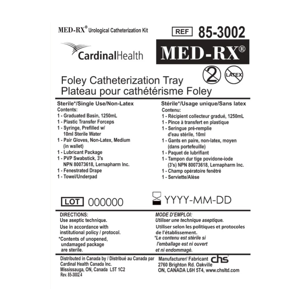 EA/1 FOLEY LIDDED CATHETER TRAY - Image 2