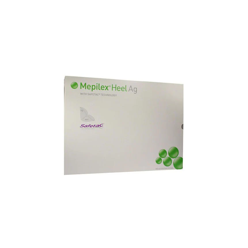 BX/5 MEPILEX HEEL AG DRESSING, 13CM X 20CM