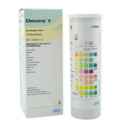 BTL/100 CHEMSTRIP 9 URINE TEST STRIP