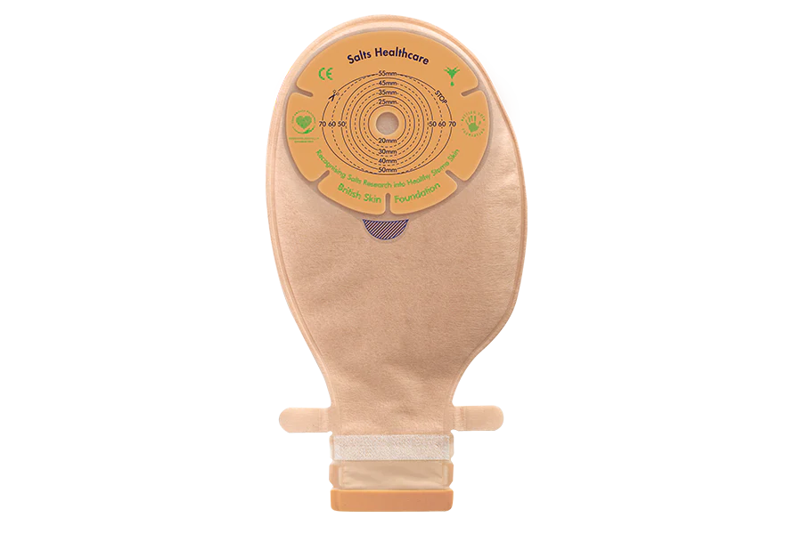 BX/30 CONFIDENCE NATURAL ADVANCE 1-PIECE DRAINABLE POUCH WITH FLEXIFIT AND ALOE, CUT TO FIT 13-70MM