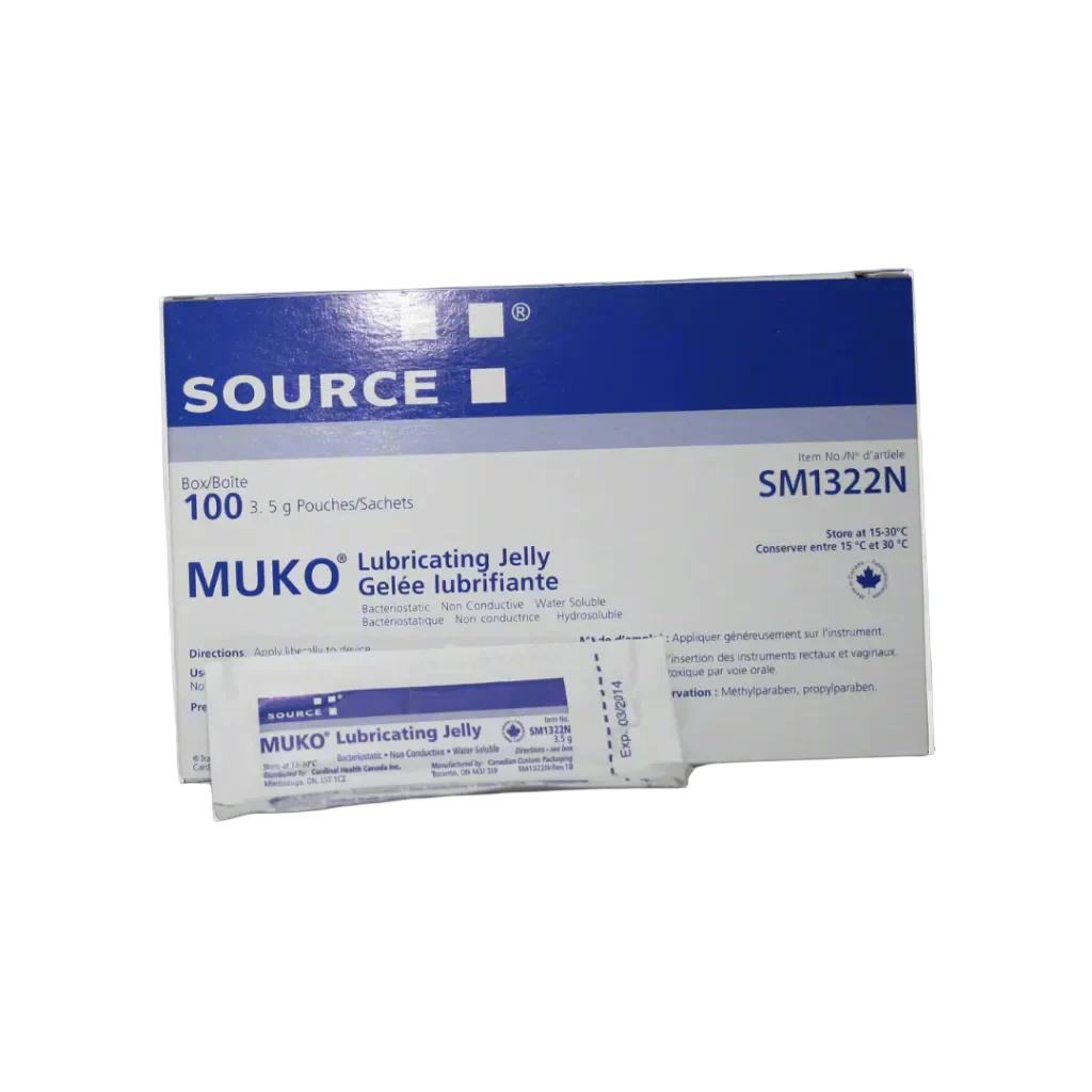 BX/100 MUKO LUBRICATING JELLY, SIZE 3.5G PACKETS