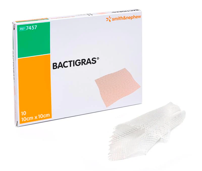 BX/10 DRESSING BACTIGRAS 15 X 20CM CHLORHEXIDINE