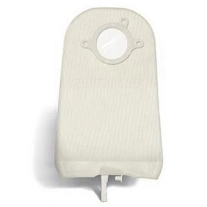 Natura® Two-Piece Urostomy Pouch, Flange 1-1/2" (38mm), Transparent 10" (25.4cm), Bendable Tap - Box of 10