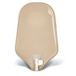 Natura® Two-Piece Urostomy Pouch, Flange 1-1/2" (38mm), Opaque 9" (23cm), Accuseal® Tap - Box of 10