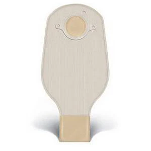 Natura® Two-Piece Drainable Pouch, Flange 2-3/4" (70mm), Opaque 12" (30.5cm), Tail Clip - Box of 20