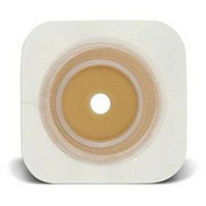 Natura® Flexible Durahesive® Skin Barrier, 5" x 5" (12.5cm x 12.5cm) White, Cut-to-Fit Stoma Opening 1/2" - 2-1/4" (13mm - 57mm), Flange 2-3/4" (70mm) - Box of 10