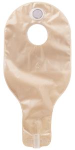Natura® Two-Piece High Output Drainable Pouch, Flange 2-1/4" (57mm), Transparent 14" (35.5cm), Spout - Box of 5