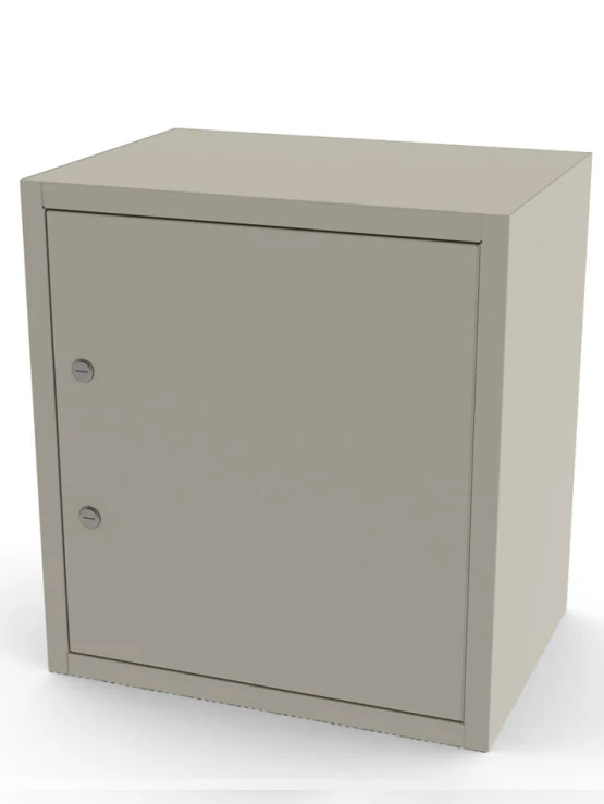 EA/1 NARCOTIC CABINET, SINGLE DOOR, DOUBLE LOCK, 5 SHELVES, 18"W X 20.25"H X 13.5"D